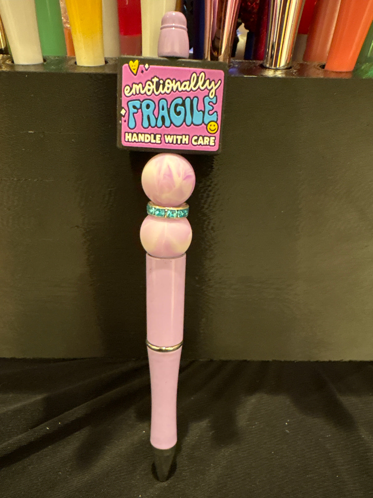 Emotionally Fragile: Focal Beaded Pen