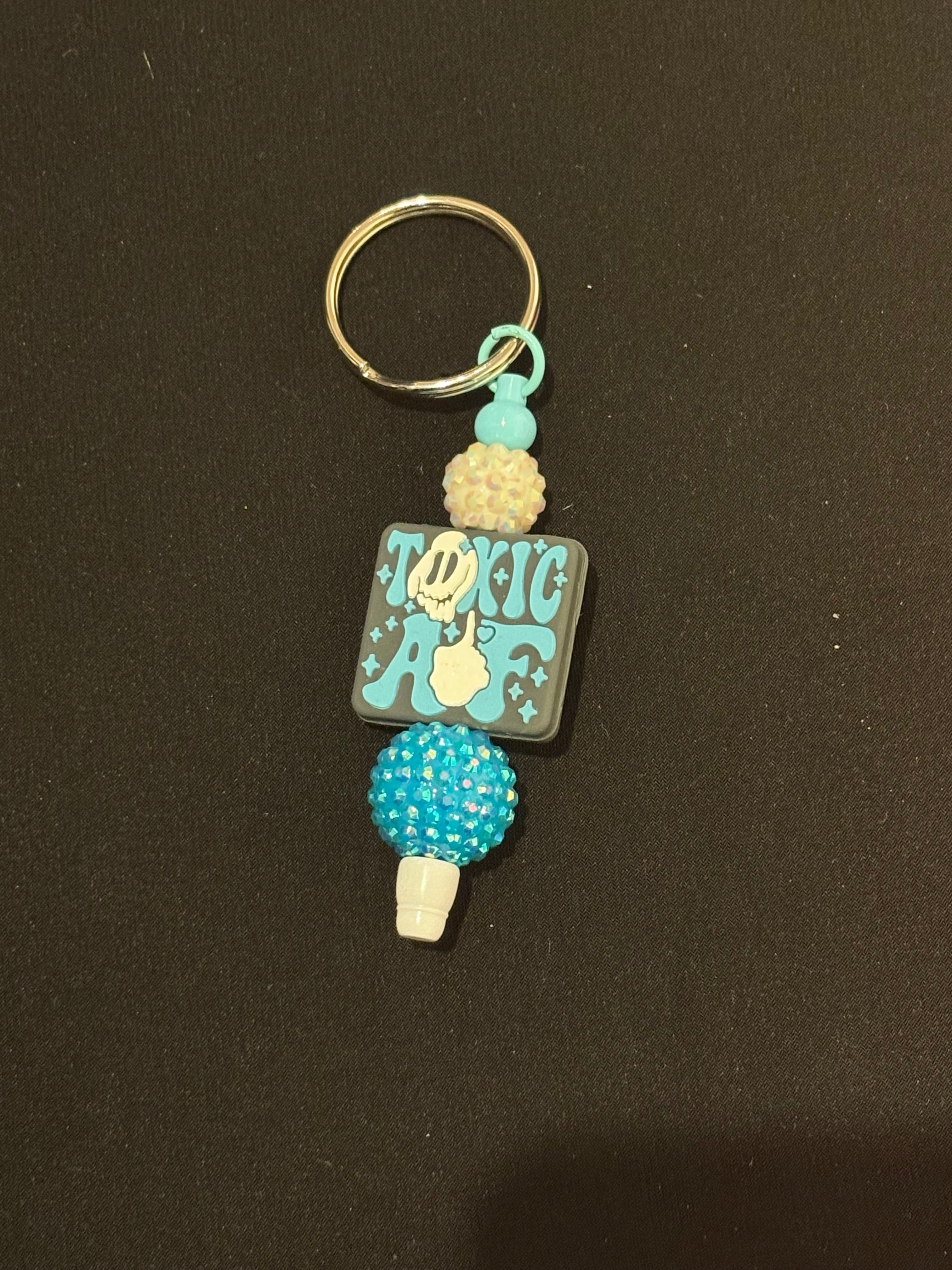 Toxic AF: Regular Keychain