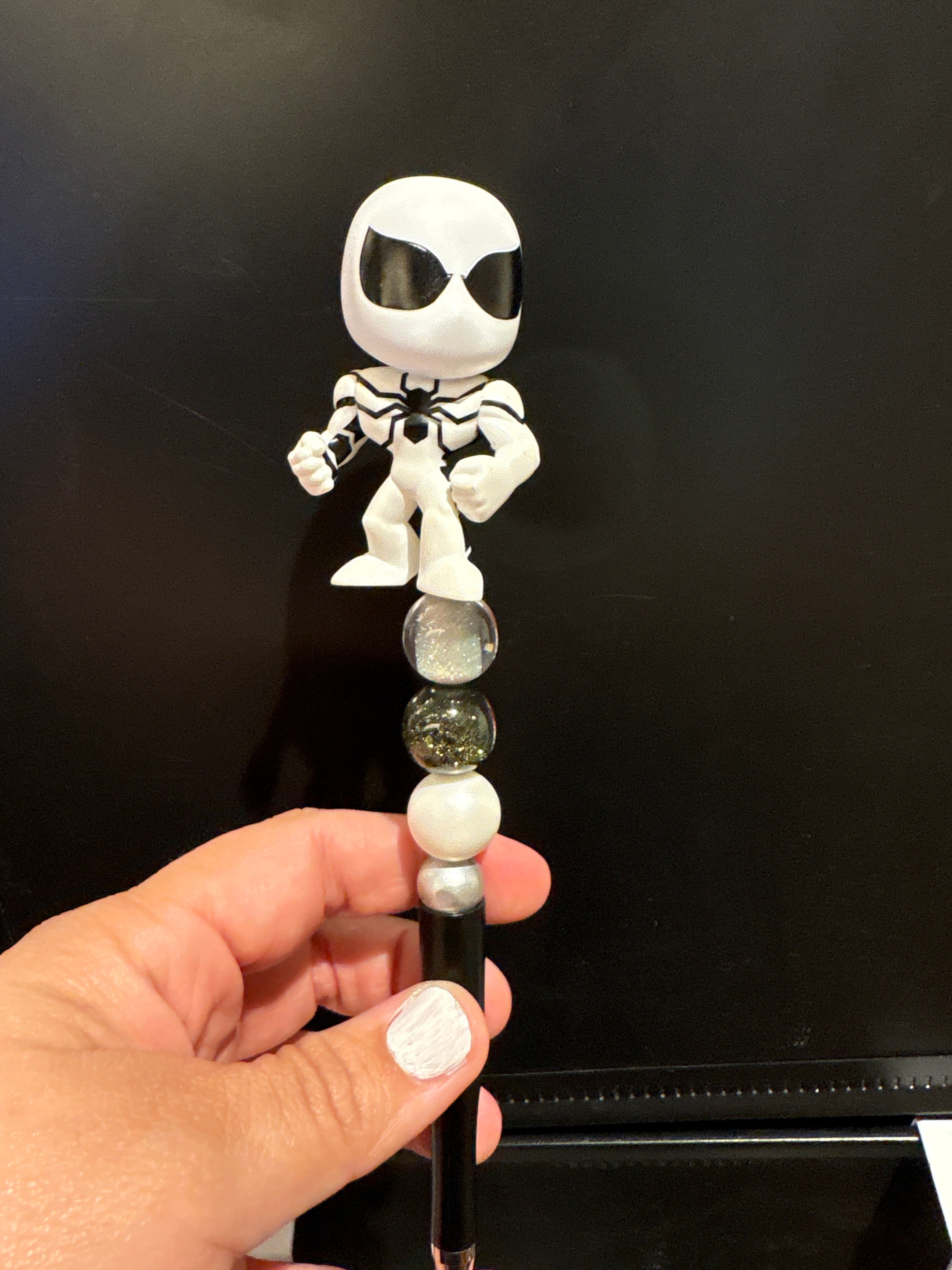 Black and White Spiderman: Collectible Pen