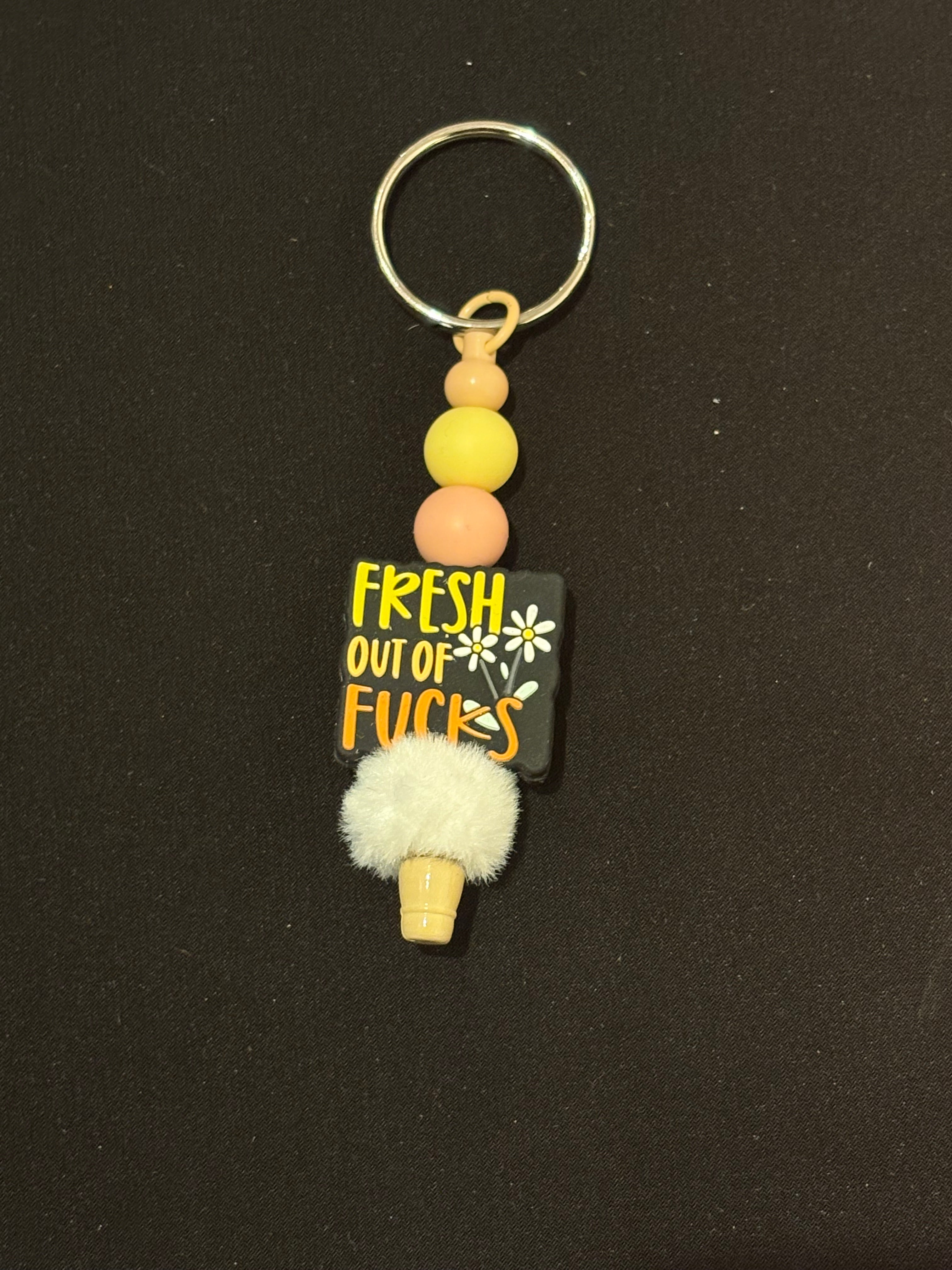 Fresh out of Fucks: Regular Keychain