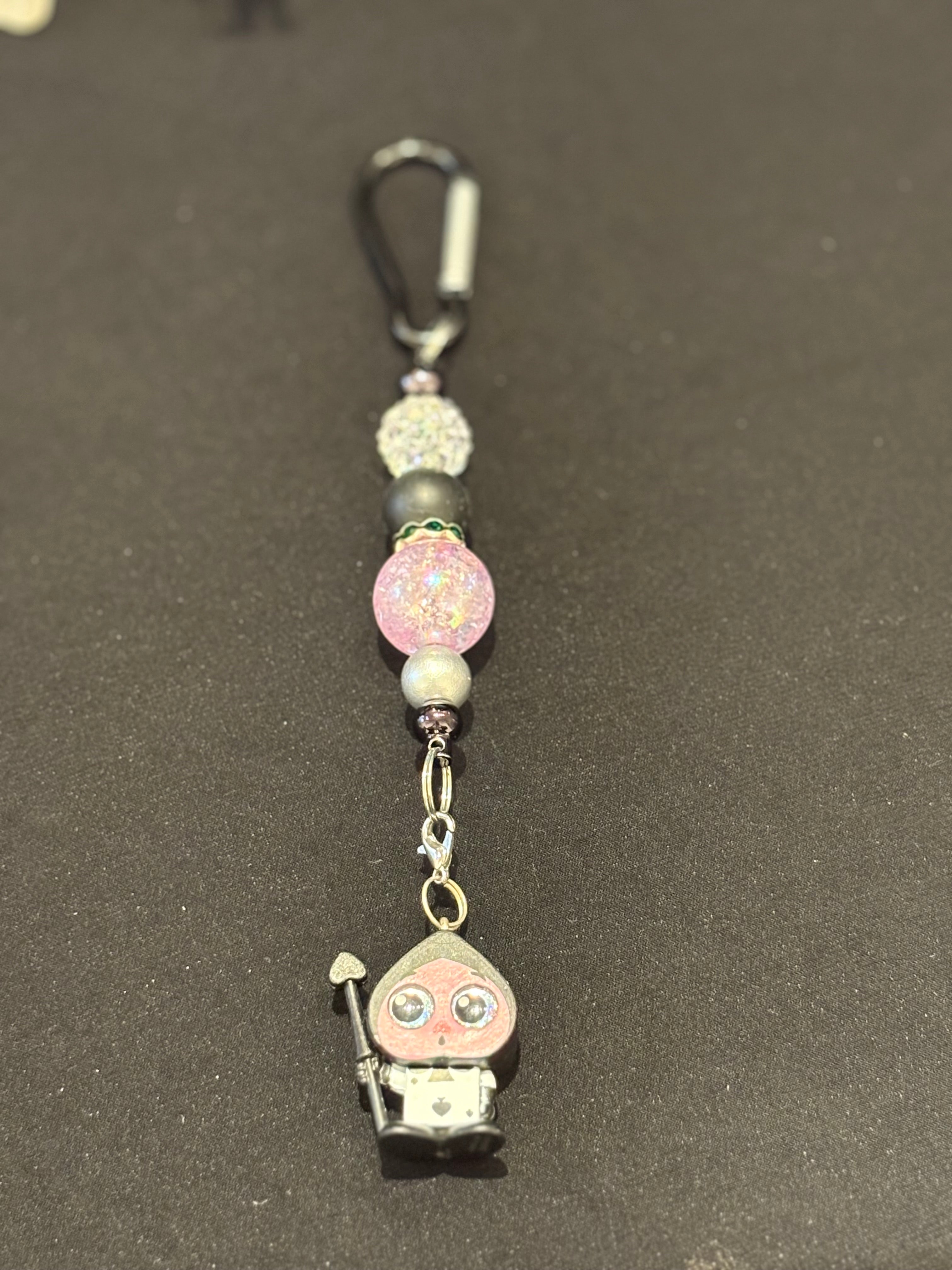 Spade Soldier (Alice in Wonderland): Long Keychain