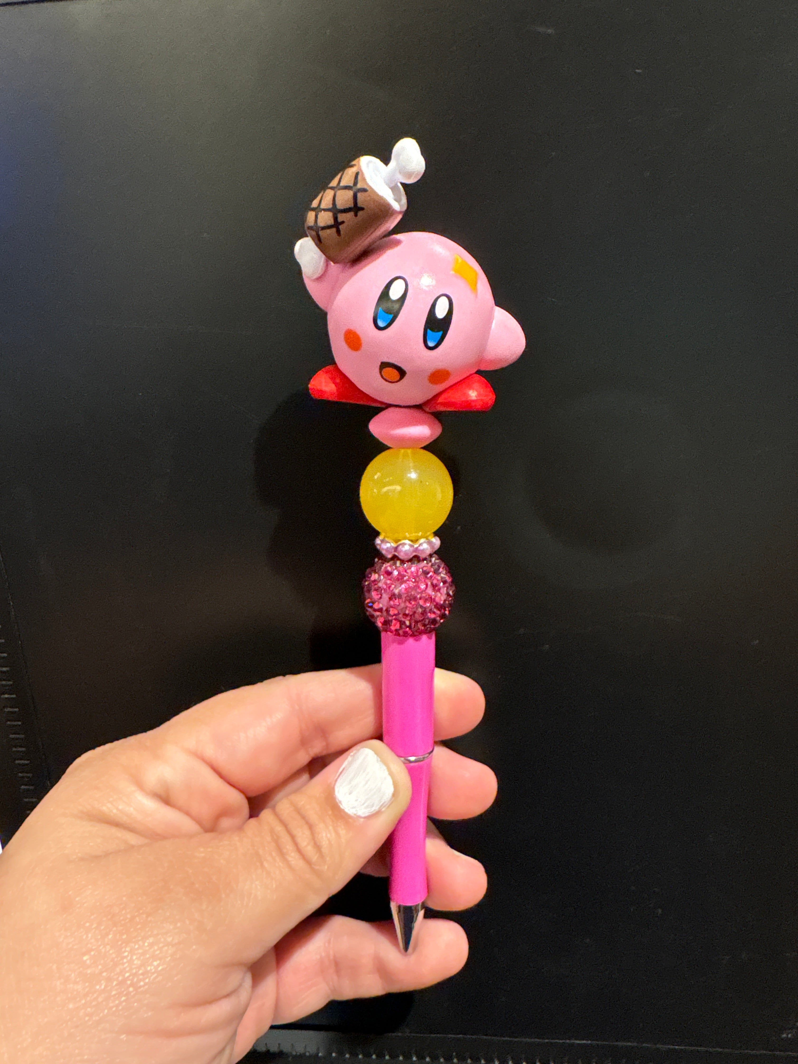 Kirby with Meat: Collectible Pen