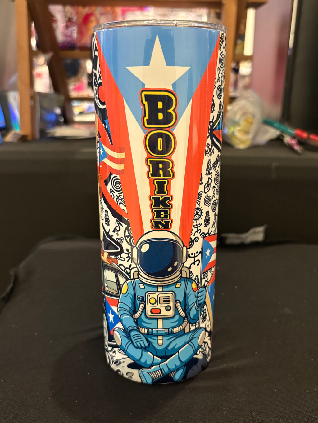 Boriken (Puerto Rico): Sublimated Tumbler 20oz